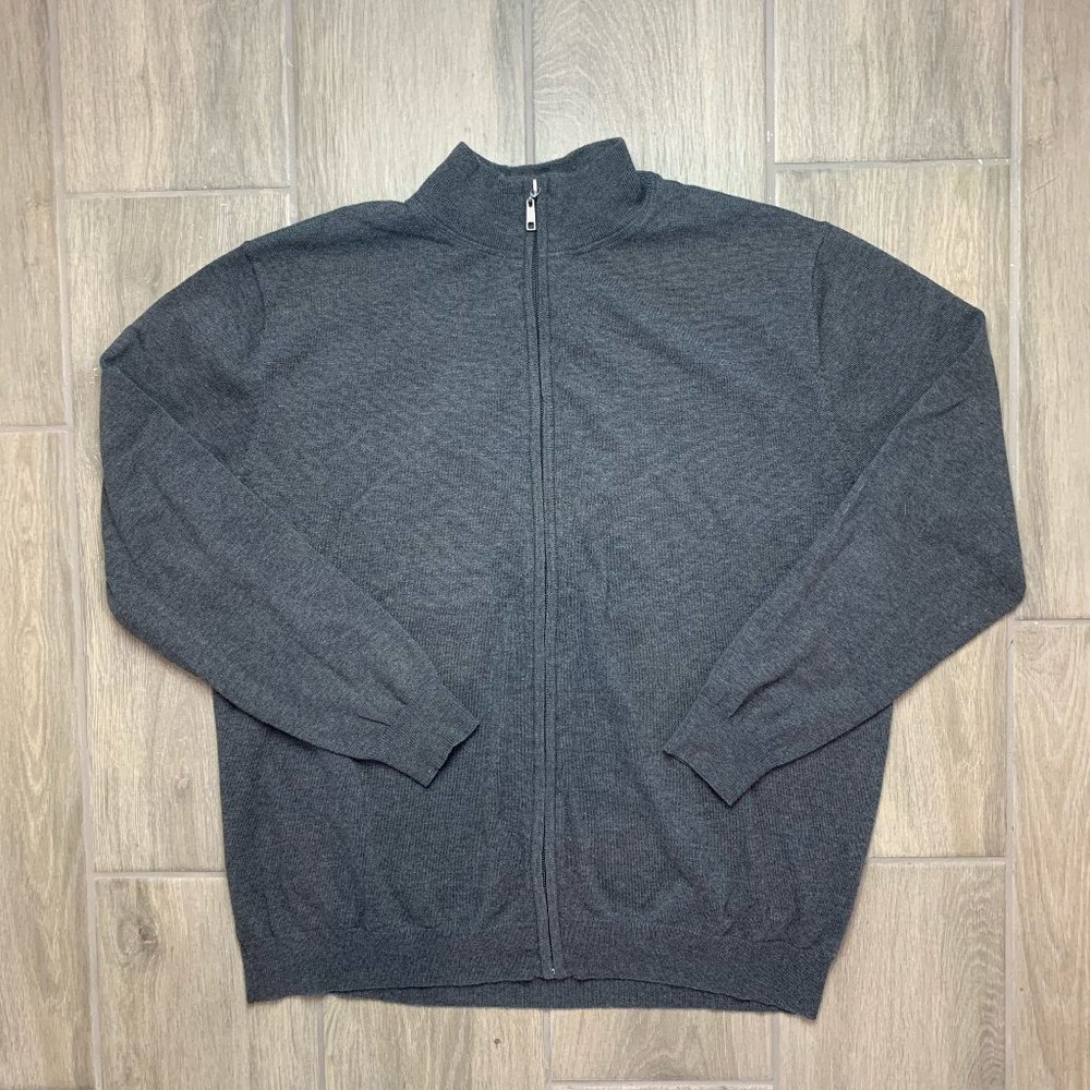 Edwards Garment Long Sleeve Mens Size Extra Large Grey Sweater